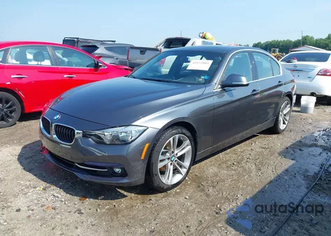 2017 BMW 330I из США, поврежденный, VIN WBA8B9G54HNU09617